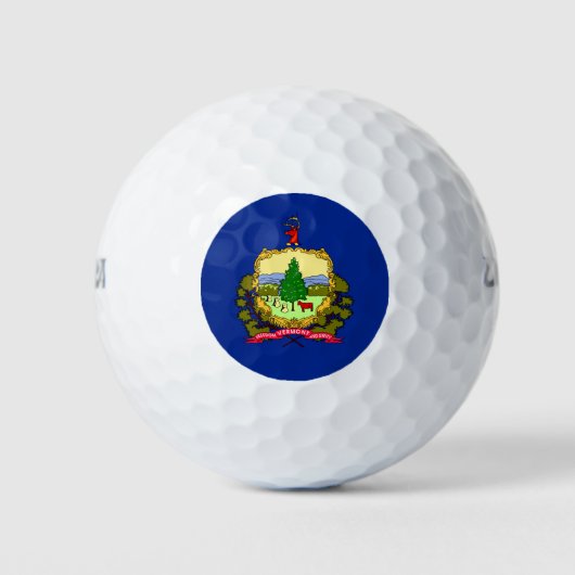 Vlaggenontwerp van de staat Vermont Golfballen (Voorkant)