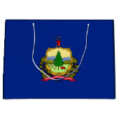Vlaggenontwerp van de staat Vermont Groot Cadeauzakje (Voorkant)