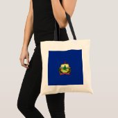 Vlaggenontwerp van de staat Vermont Tote Bag (Voorkant (product))