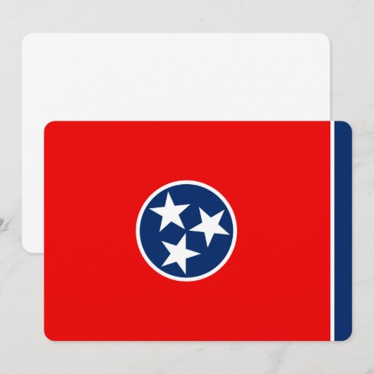 Vlaggenontwerp van de Tennessee (Voorkant / Achterkant)