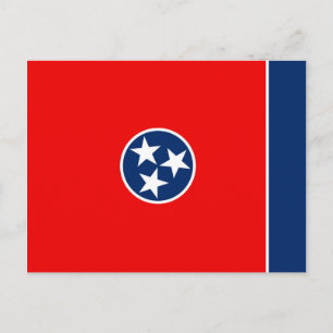 Vlaggenontwerp van de Tennessee Briefkaart
