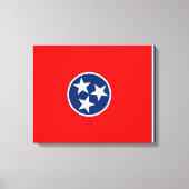 Vlaggenontwerp van de Tennessee Canvas Afdruk (Voorkant)