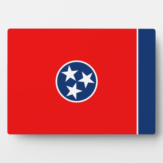 Vlaggenontwerp van de Tennessee Fotoplaat (voorkant)
