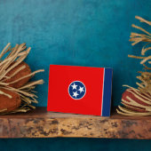 Vlaggenontwerp van de Tennessee Fotoplaat (Zijkant)