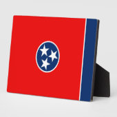 Vlaggenontwerp van de Tennessee Fotoplaat (Zijkant)