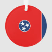 Vlaggenontwerp van de Tennessee Ornament (achterkant)