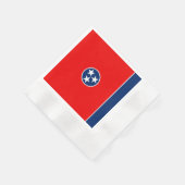 Vlaggenontwerp van de Tennessee Servetten (Hoek)