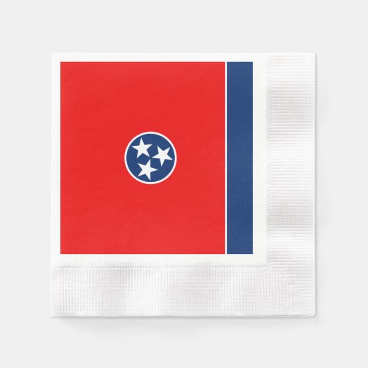 Vlaggenontwerp van de Tennessee Servetten (Voorkant)