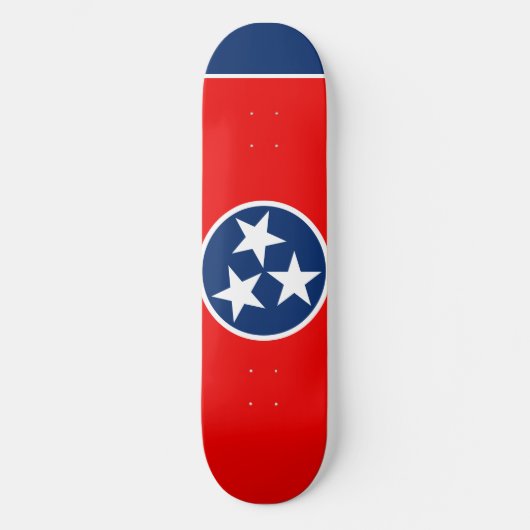 Vlaggenontwerp van de Tennessee Skateboard (Voorkant)