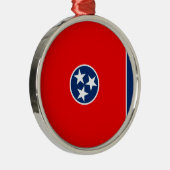 Vlaggenontwerp van de Tennessee-staat Metalen Ornament (Rechts)