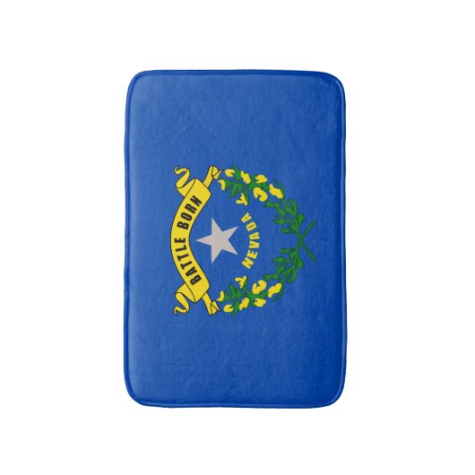 Vlaggenontwerp van Nevada-staat Badmat (Voorkant Verticaal)