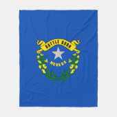 Vlaggenontwerp van Nevada-staat Fleece Deken (Voorkant)