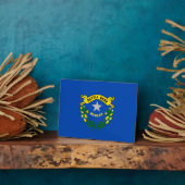 Vlaggenontwerp van Nevada-staat Fotoplaat (Zijkant)