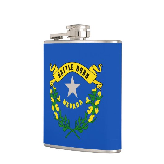 Vlaggenontwerp van Nevada-staat Heupfles (Links)