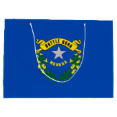 Vlaggenontwerp van Nevada-staat Large Cadeautasje (Achterkant)