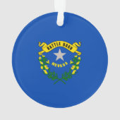 Vlaggenontwerp van Nevada-staat Ornament (achterkant)