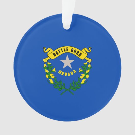 Vlaggenontwerp van Nevada-staat Ornament (voorkant)