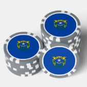 Vlaggenontwerp van Nevada-staat Pokerchips (Opstapeling)