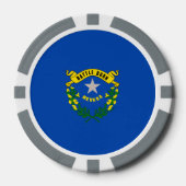 Vlaggenontwerp van Nevada-staat Pokerchips (Voorkant)