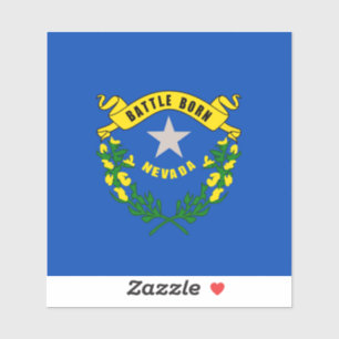 Vlaggenontwerp van Nevada-staat Sticker
