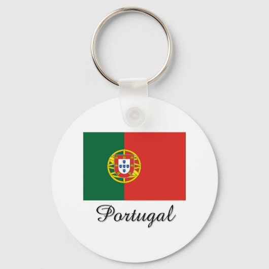 Vlaggenontwerp voor Portugal Sleutelhanger (Voorkant)