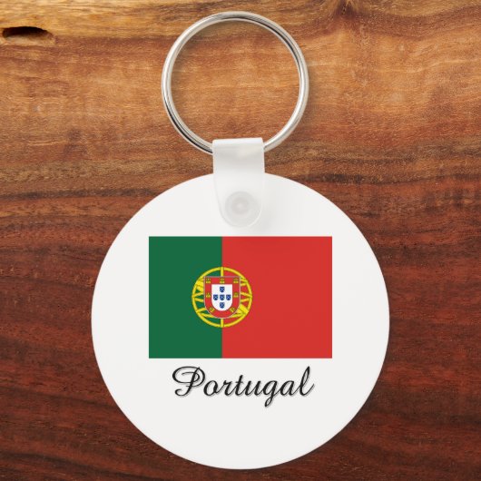 Vlaggenontwerp voor Portugal Sleutelhanger (Voorkant)