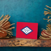 Vlaggenontwerpdecor Arkansas Fotoplaat (Zijkant)