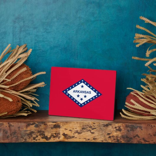 Vlaggenontwerpdecor Arkansas Fotoplaat (Zijkant)
