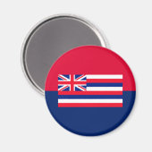 Vlaggenontwerpdecor Hawaii-staat Magneet (Voorkant / Achterkant)