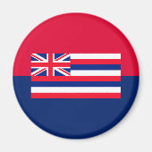 Vlaggenontwerpdecor Hawaii-staat Magneet (Voorkant)