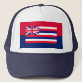 Vlaggenontwerpdecor Hawaii-staat Trucker Pet (Voorkant)