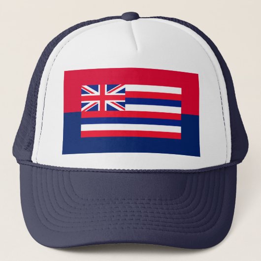 Vlaggenontwerpdecor Hawaii-staat Trucker Pet (Voorkant)