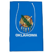 Vlaggenontwerpdecor van de staat Oklahoma Medium Cadeauzakje (Voorkant)