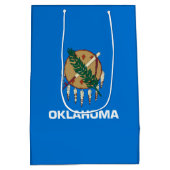 Vlaggenontwerpdecor van de staat Oklahoma Medium Cadeauzakje (Achterkant)