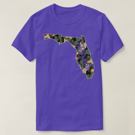 Vlaggenoverzicht van Camo Florida T-shirt (Design voorkant)