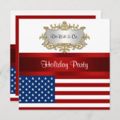 Vlaggenpartij van de Verenigde Staten Kaart (Voorkant / Achterkant)