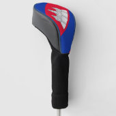 Vlaggenpatroon van Cambodja Golfheadcover (Schuin)