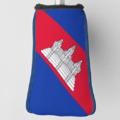 Vlaggenpatroon van Cambodja Golfheadcover (Draai 90)