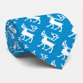 Vlaggenpatroon van Tromsø, NOORWEGEN Stropdas (Opgerold)