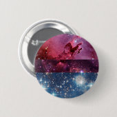 Vlaggenpen van bisexual nebula ronde button 5,7 cm (Voorkant /achterkant)