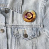 Vlaggenpen van intersex nebula ronde button 5,7 cm (In situ)