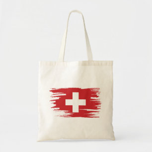Vlaggenpenselen in Zwitserland Tote Bag