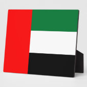 Vlaggenplak Verenigde Arabische Emiraten Fotoplaat (Zijkant)