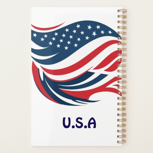 VLAGGENPLANNER VAN AMERIKA PLANNER (Achterkant)