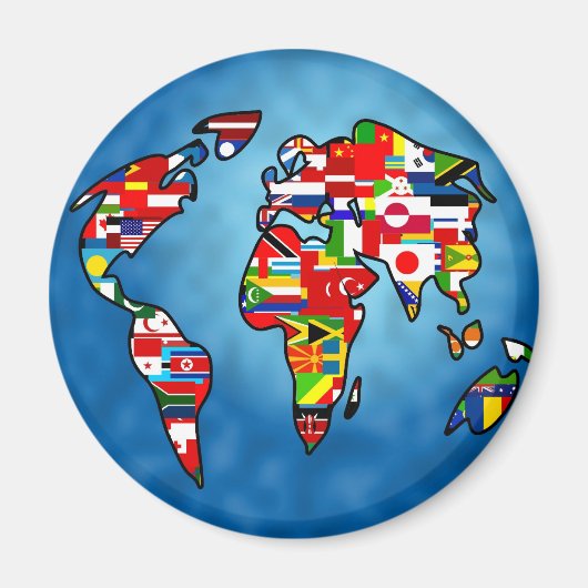 Vlaggenplant Magneet (Voorkant)