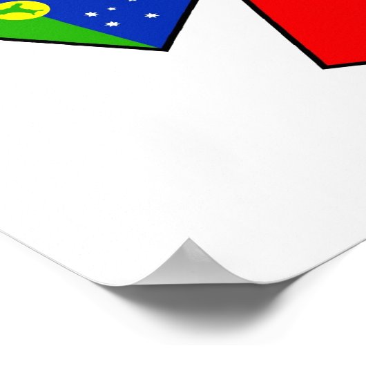 Vlaggenplant Poster (Hoek)