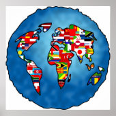 Vlaggenplant Poster (Voorkant)