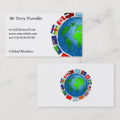 Vlaggenplant Visitekaartje (Voorkant / Achterkant)