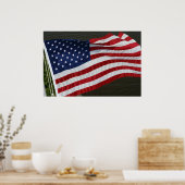 VlaggenPoster Verenigde Staten Poster (Keuken)