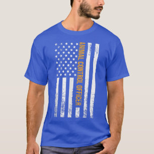Vlaggenreddingspatrouille voor dierencontrole t-shirt